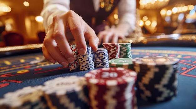 moskihoki live dealer table showing blackjack game in landscape mode on mobile device